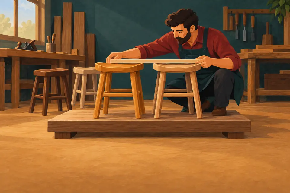 Picture showing the meaning of benchmark