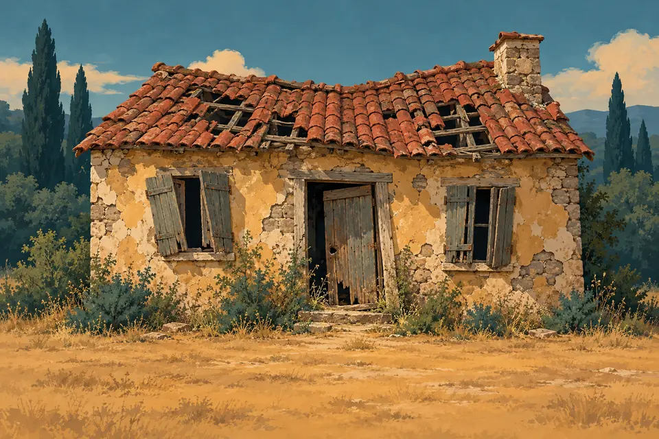 Picture showing the meaning of dilapidated
