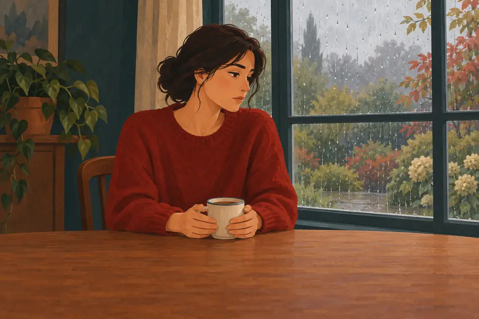 Picture showing the meaning of melancholy