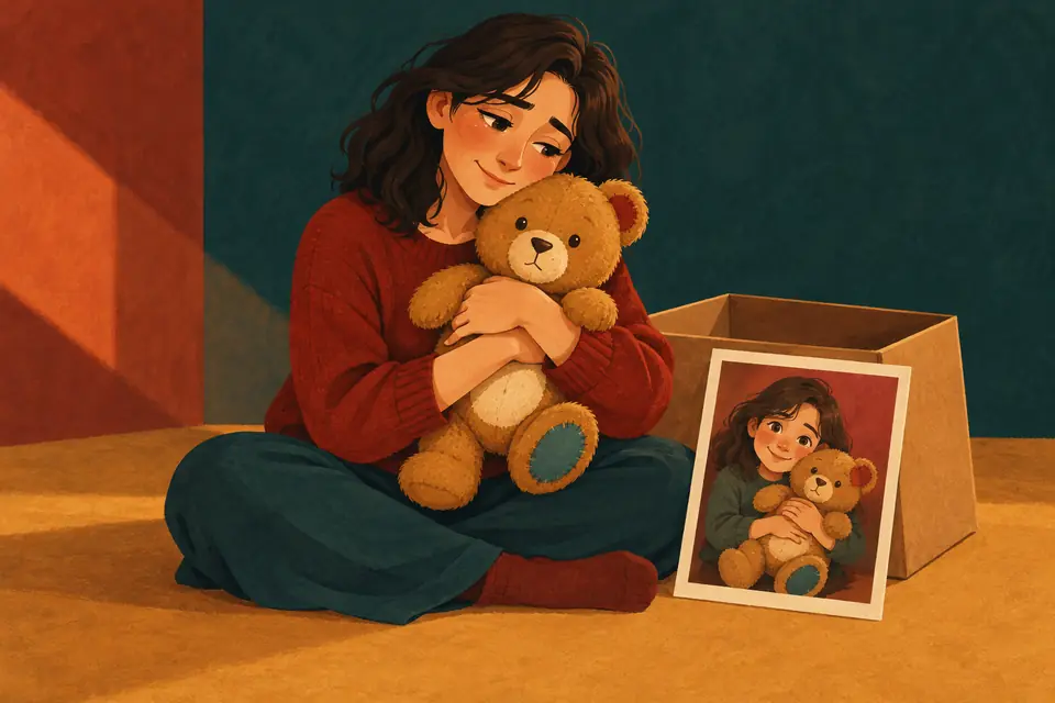 Picture showing the meaning of nostalgia