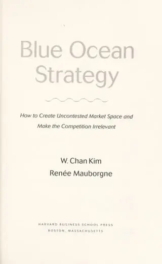 Cover of Blue Ocean Strategy