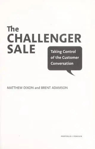 Cover of The Challenger Sale