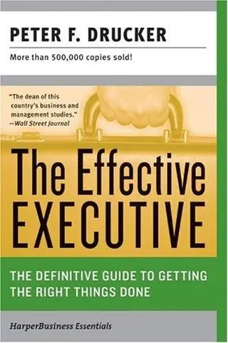 Cover of The Effective Executive